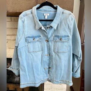 Denim & Co Stretch Jean Jacket